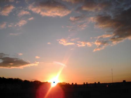 coucher du soleil